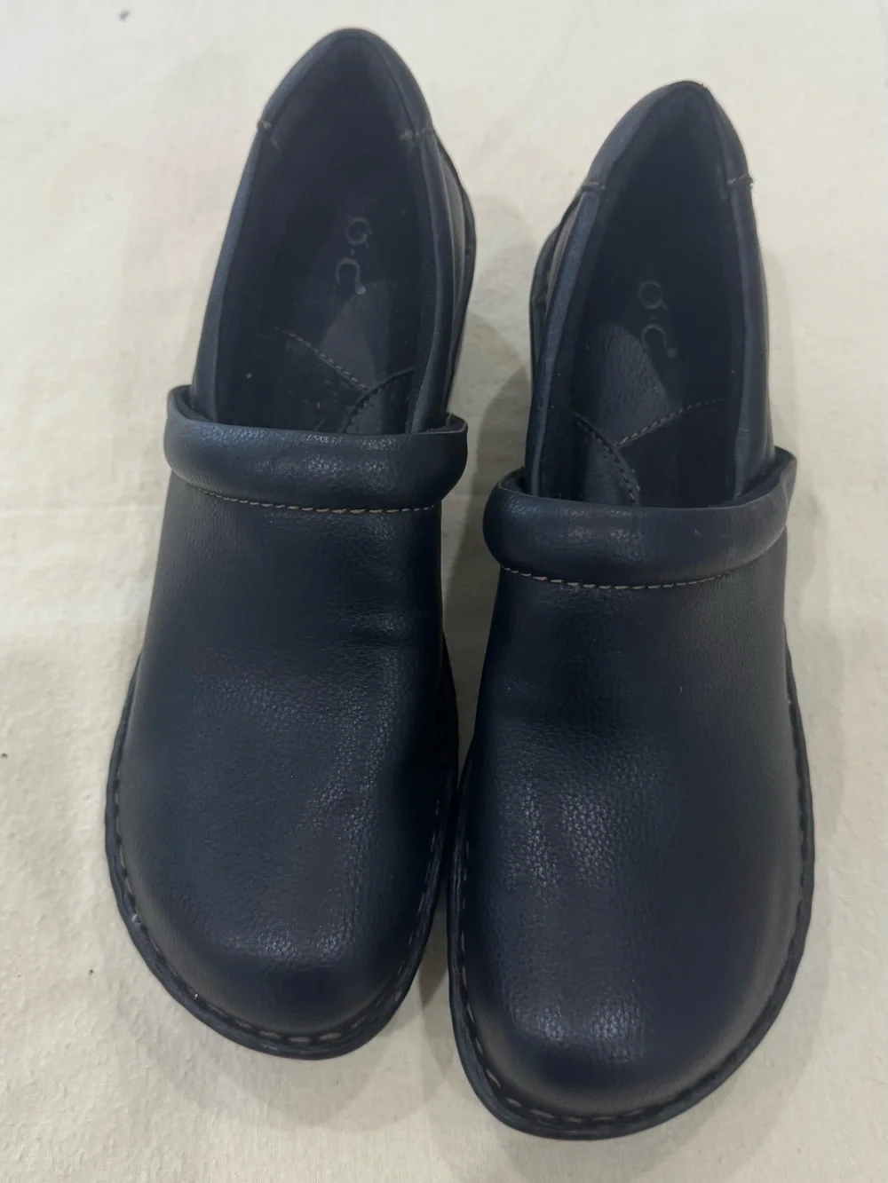 Kids Black Slip-On Dress Shoes for School